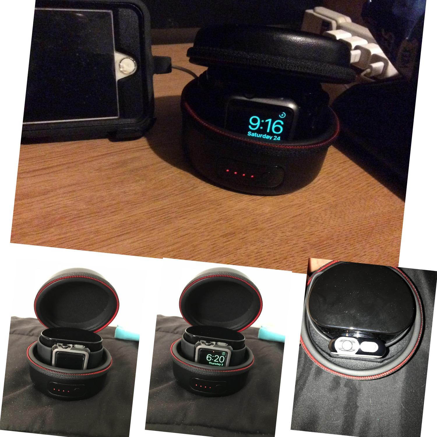 Smatree Charging Case for Apple Watch Series 1, Series 2, Series 3, Series 4 ...