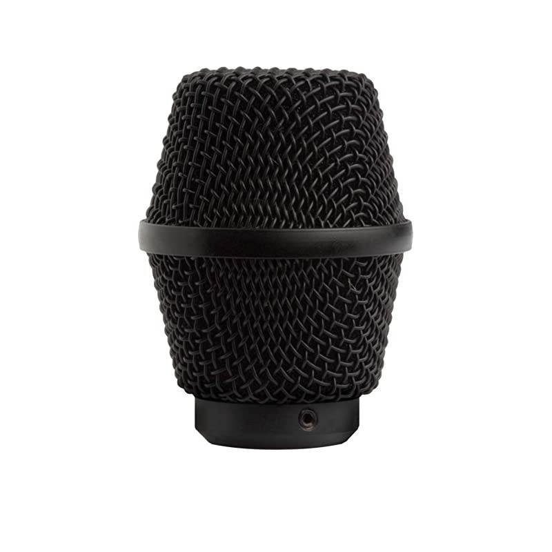 A412MWS Black Locking Metal Windscreen for Microflex Gooseneck Microphones