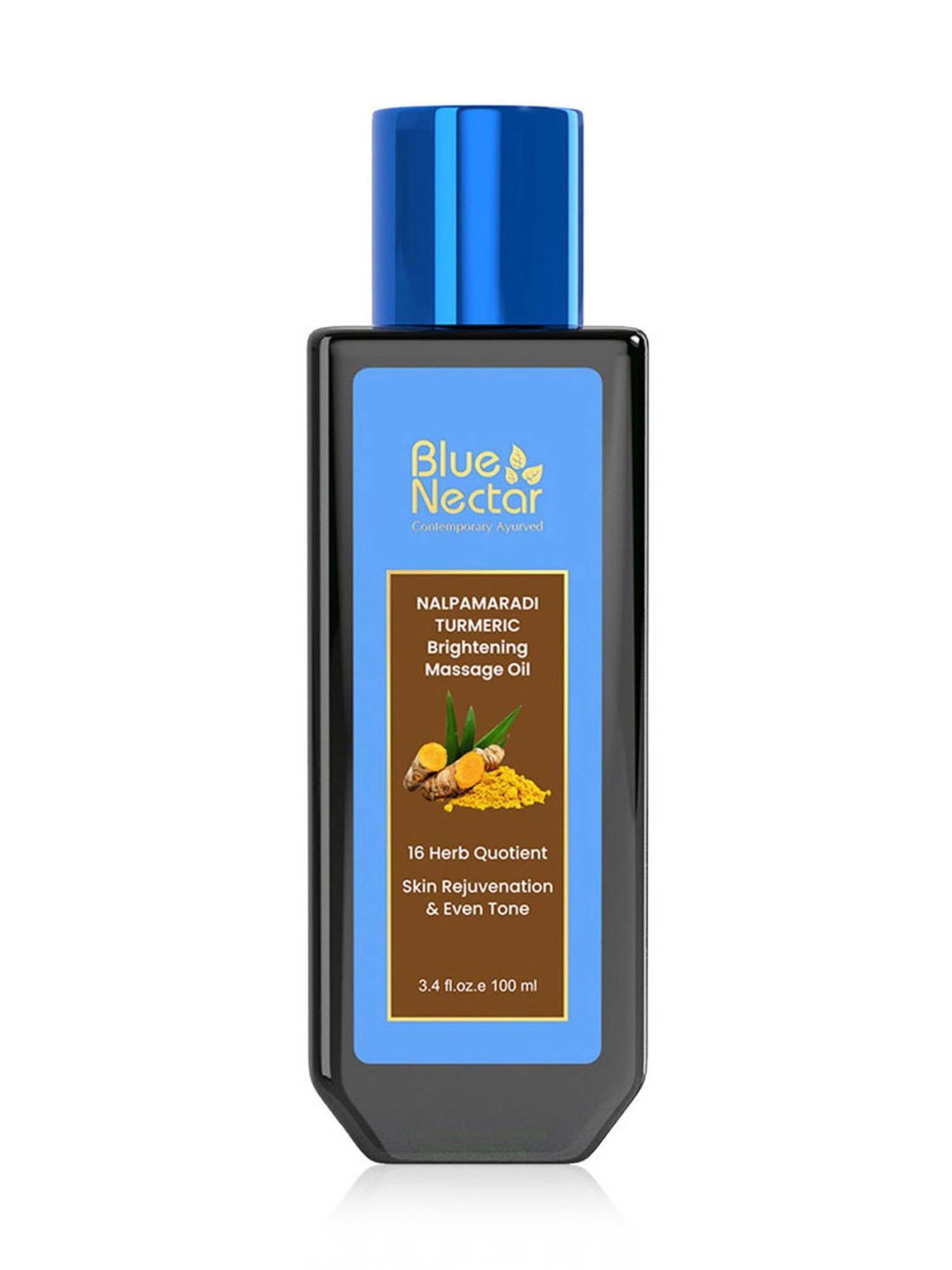 Blue Nectar Nalpamaradi Turmeric Brightening Massage Oil - 100 ml