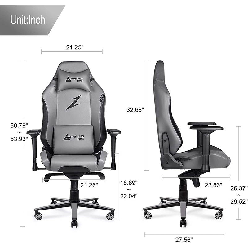 GTRACING Premium Gaming Chair Big and Tall 350lb, Ergonomic Computer Chair with Recliner, Swivel, Tilt, 4D Armrests, High Backrest, Rocker Seat Height Adjustment Mechanisms