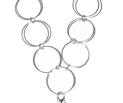 Hello Beautiful! Fashion Lanyard Necklace, Women's super strong chain lanyard for ID badge holder and keys, 36" long (Simple - Non Breakaway (Stronger))