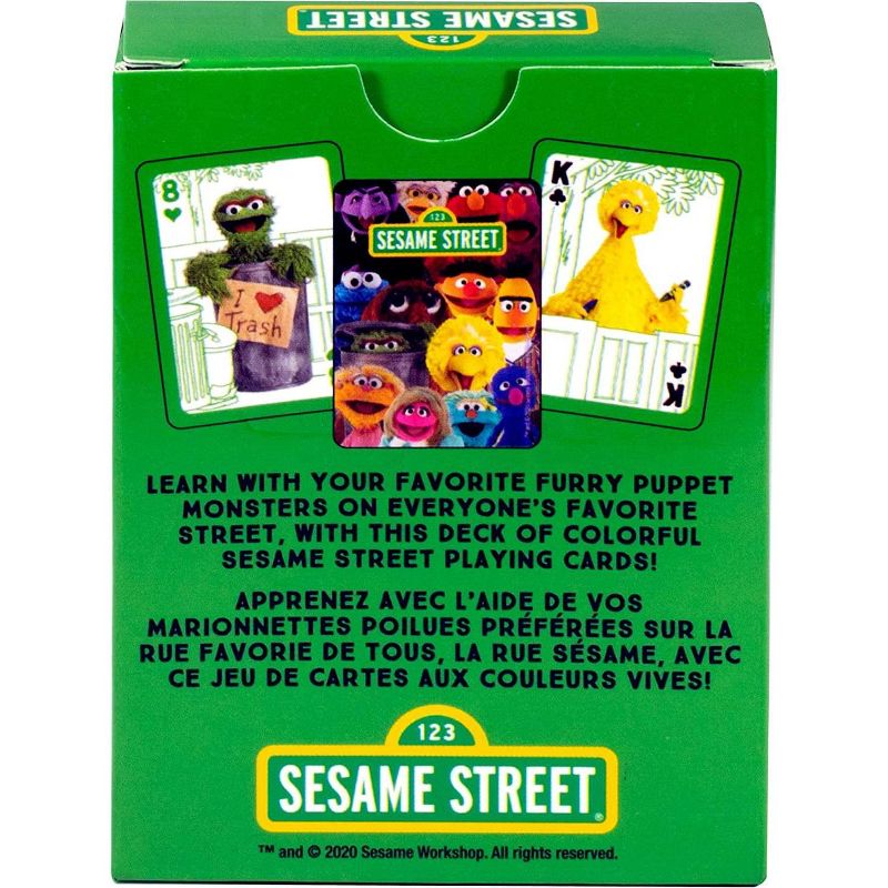 NMR Distribution Sesame Street Cast Playing Cards | 52 Card Deck + 2 Jokers