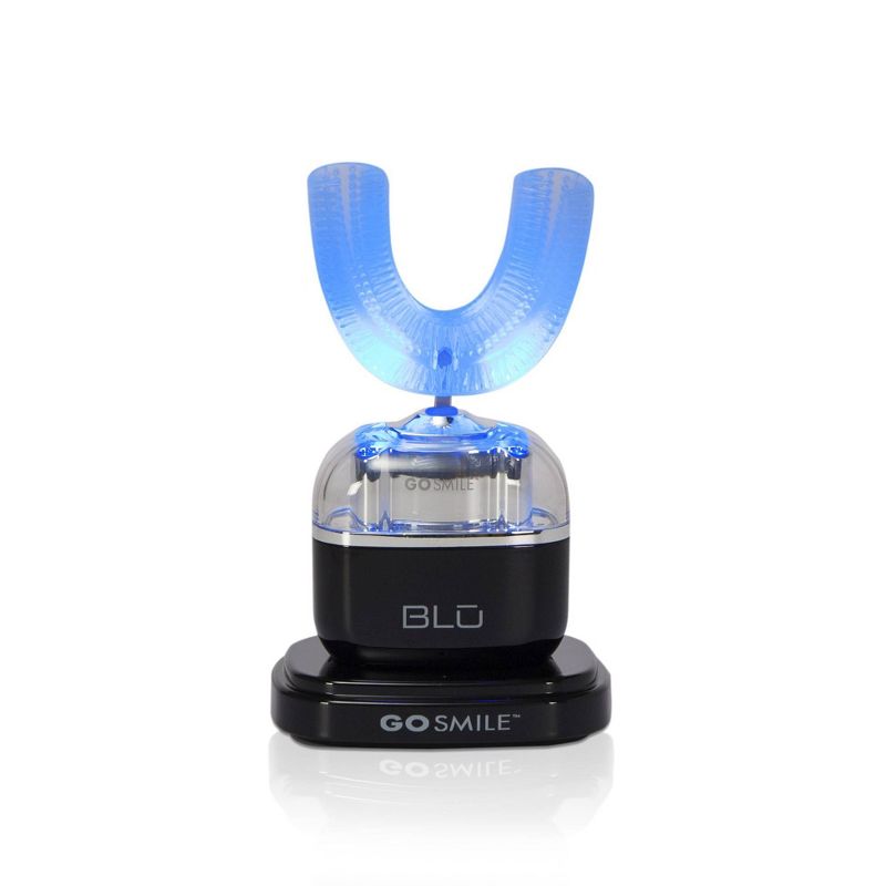 GO SMILE BLU Hands-Free Toothbrush and Whitening Device Black