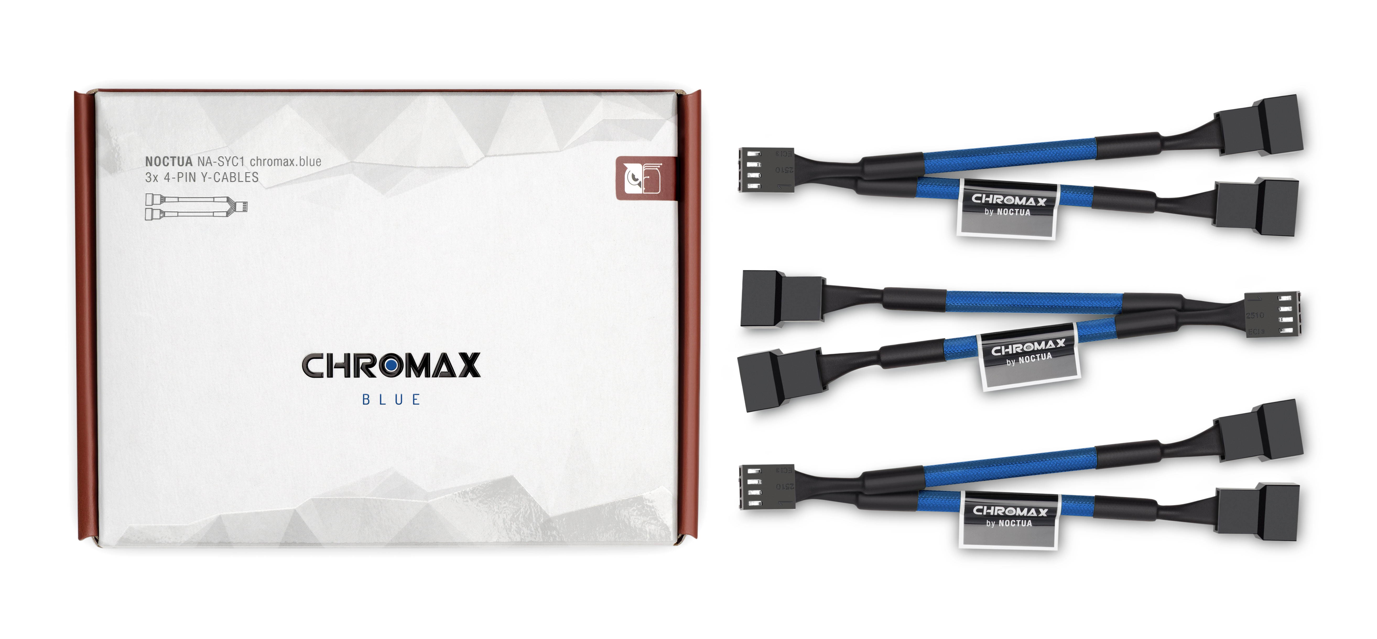 Noctua NA-SYC1 chromax.white, 4-Pin Y-Cables (White)