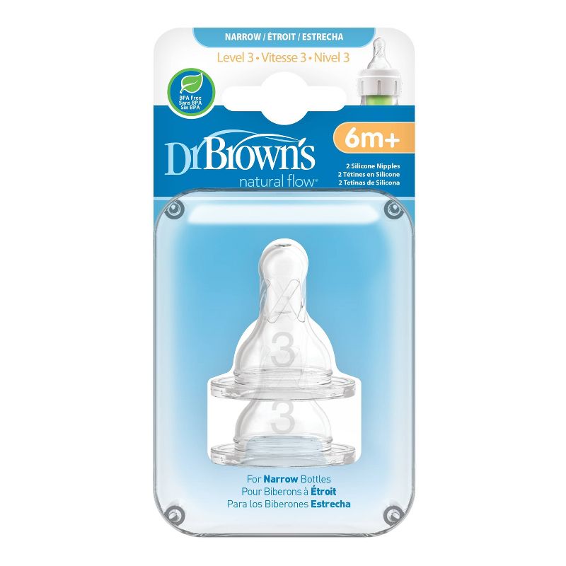 Dr. Brown's Standard Nipples Level 3 (2pk)