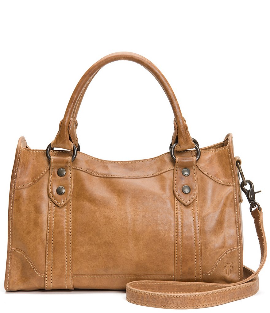 Frye Melissa Washed Leather Satchel Bag