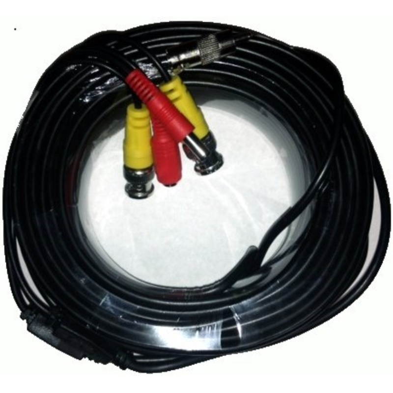 Acelevel Premium Quality 60 Feet Video Power BNC RCA Cable for Zmodo CCTV Security Cameras