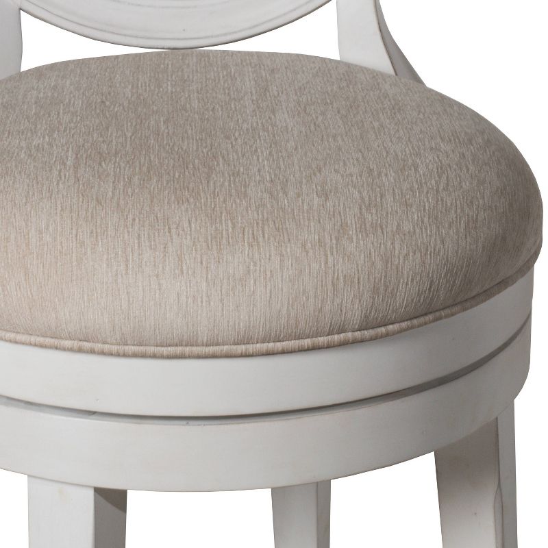 Savona Swivel Counter Height Barstool White - Hillsdale Furniture