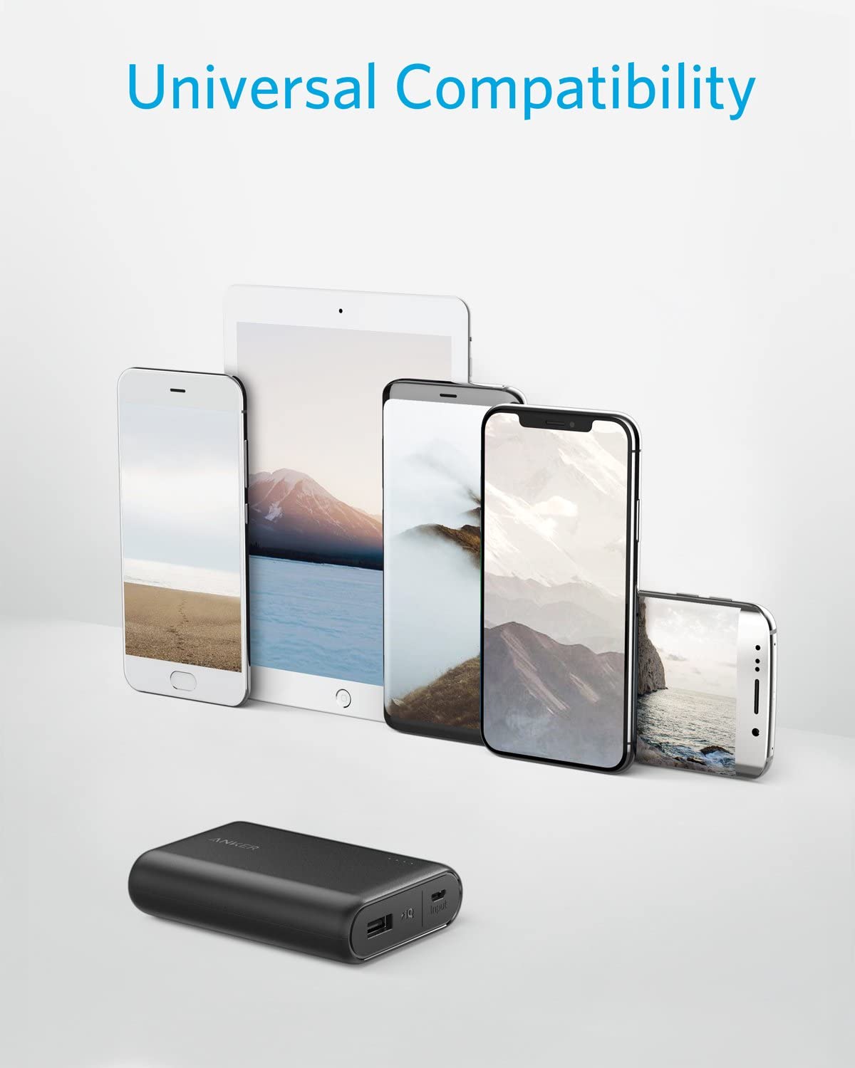 Anker PowerCore 10000 Portable Charger, One of the Smallest and Lightest 10000mAh External Battery, for iPhone, Samsung Galaxy and More