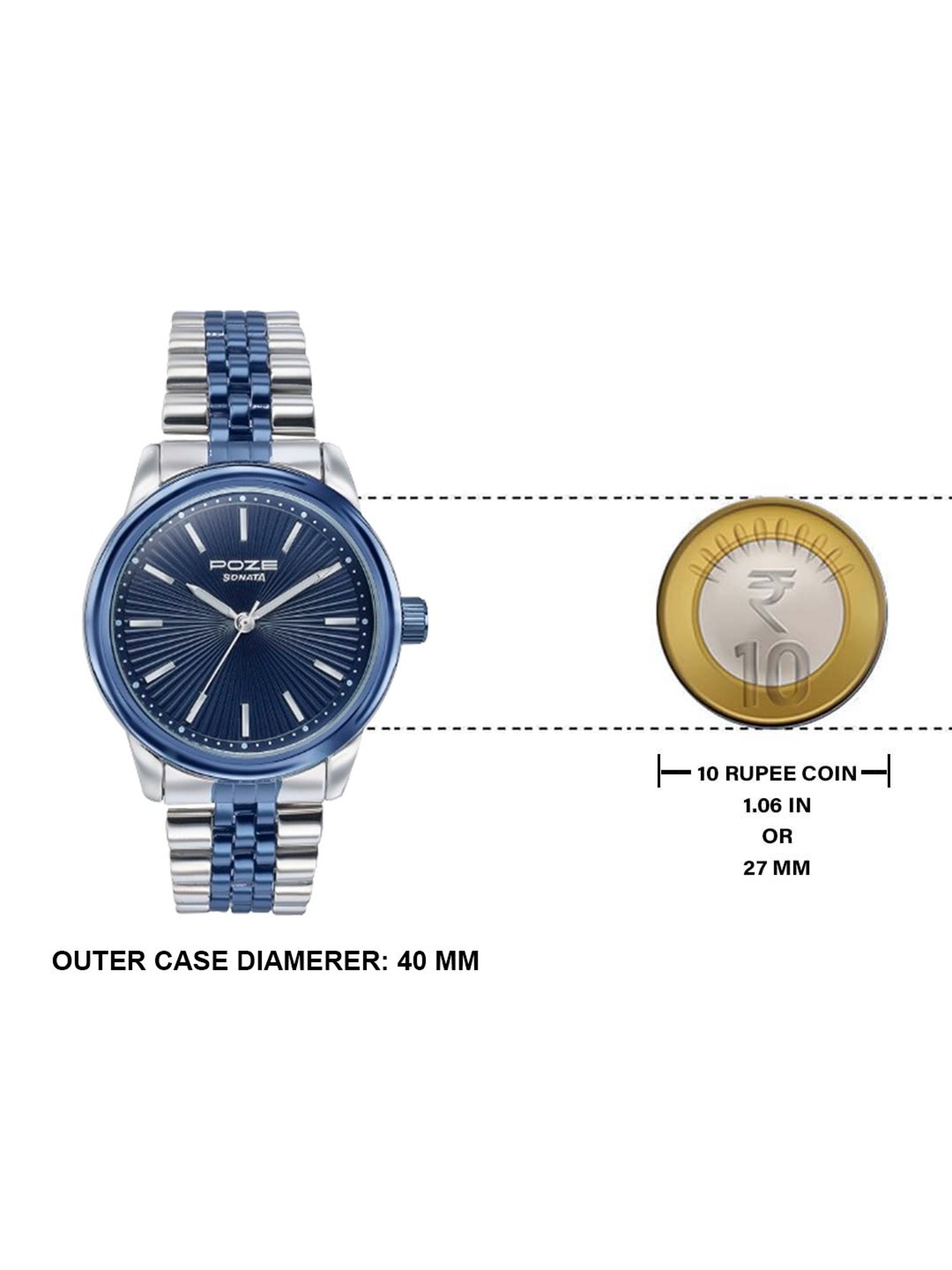 Sonata Poze 3.0 SP70040KM01W Analog Watch for Men