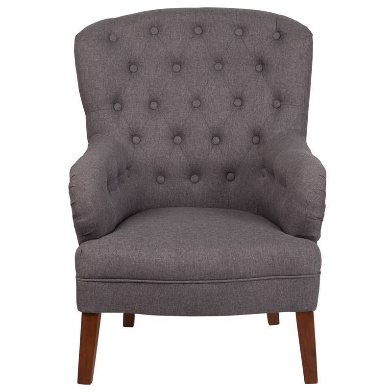 Hercules Arkley Tufted Armchair Gray - Riverstone Furniture