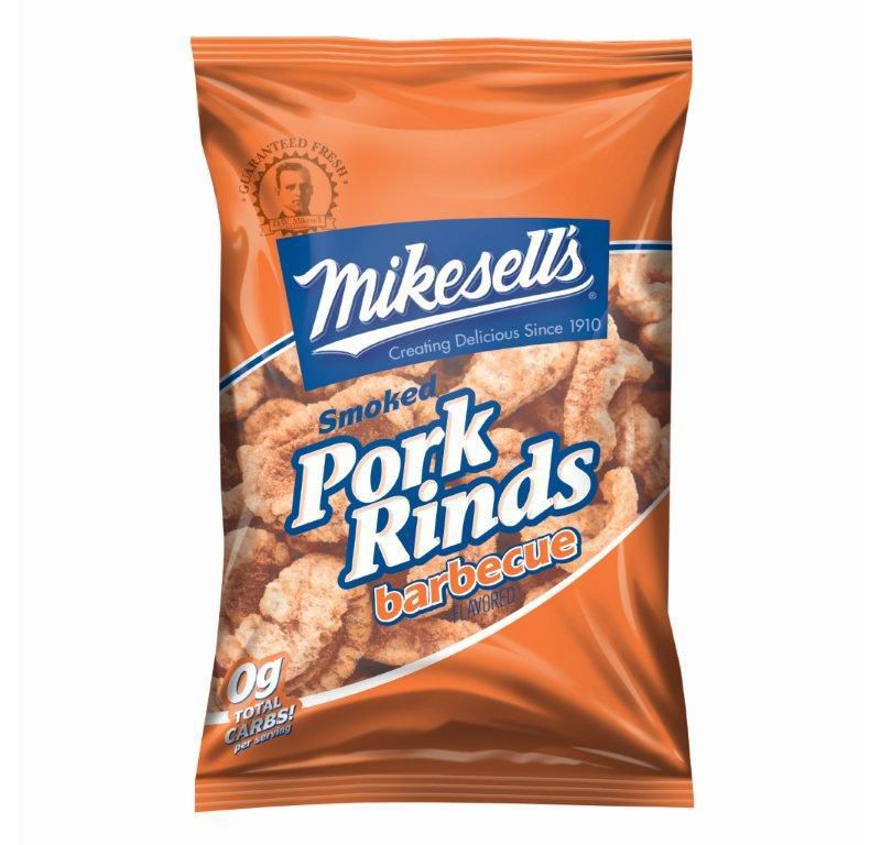 Mikesell's Smoked Pork Rinds Barbecue - 4.75oz