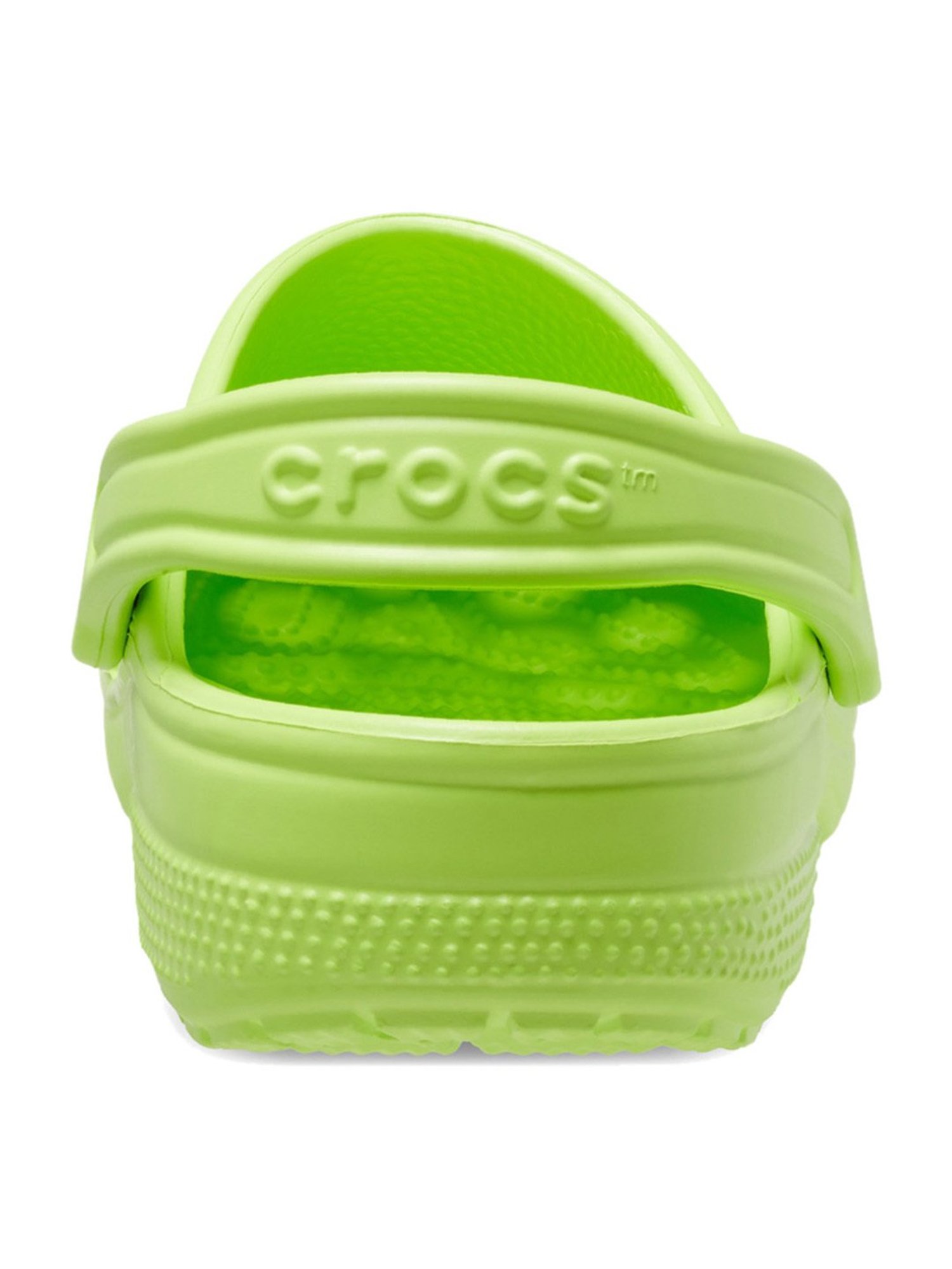 Crocs Men's Classic Lime Back Strap Clogs