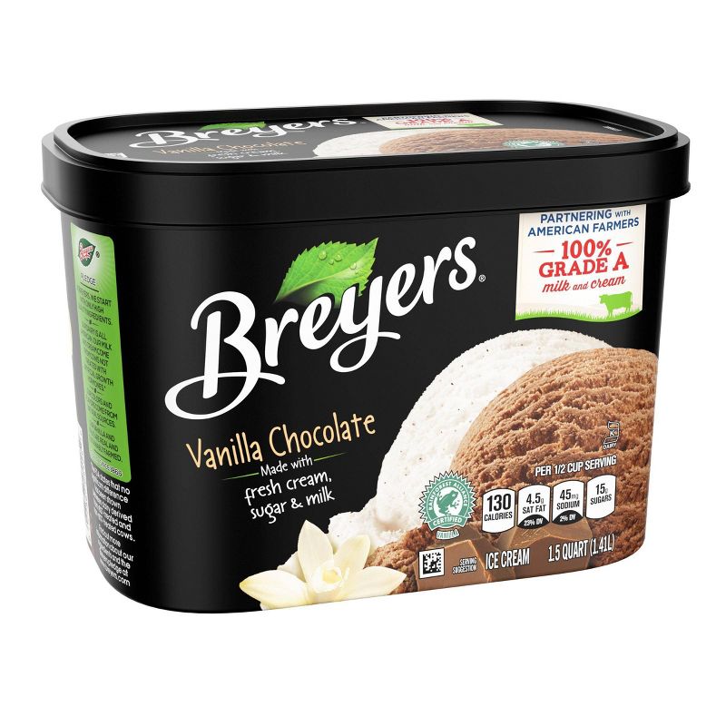 Breyers Vanilla Chocolate Ice Cream - 48oz