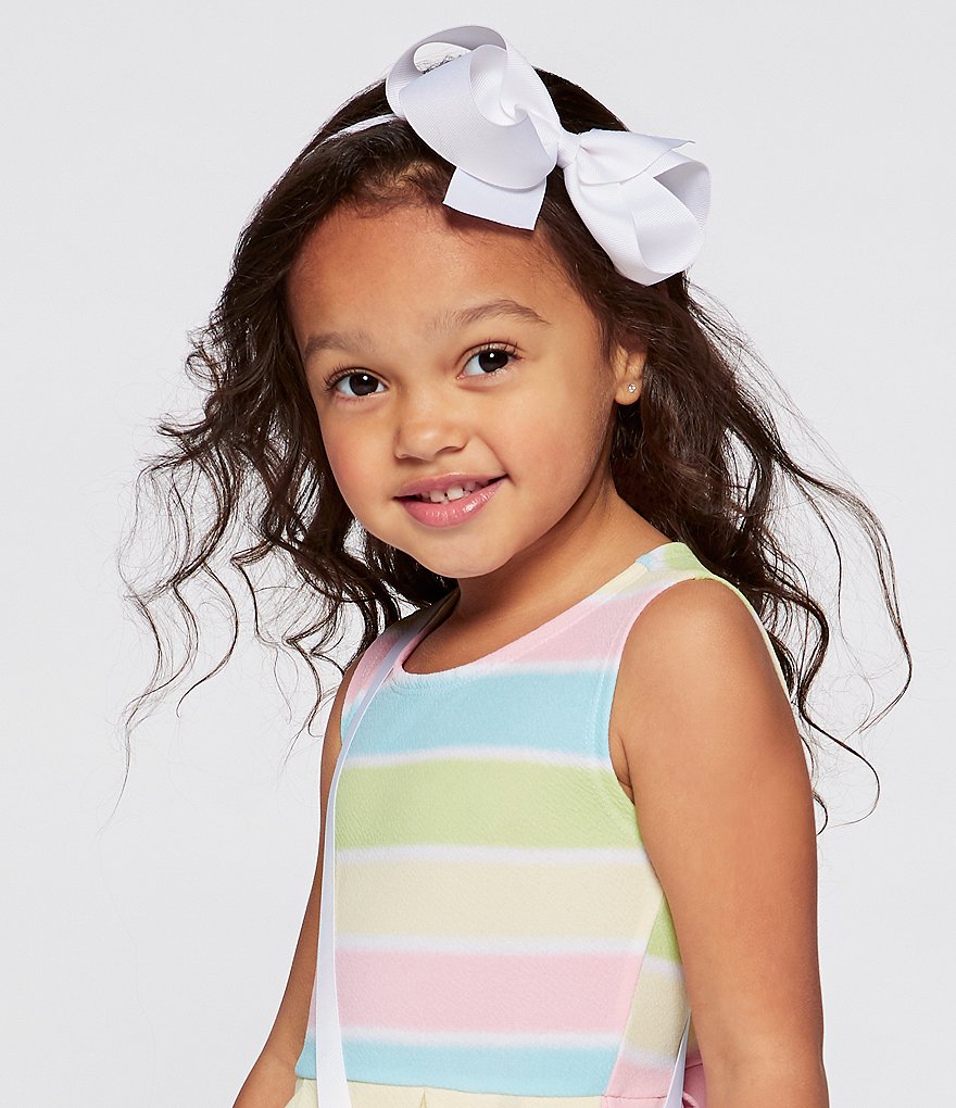 Copper Key Girls Grosgrain Bow Headband