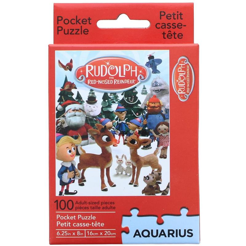 NMR Distribution Rudolph The Red Nosed Reindeer 100 Piece Pocket Jigsaw Puzzle