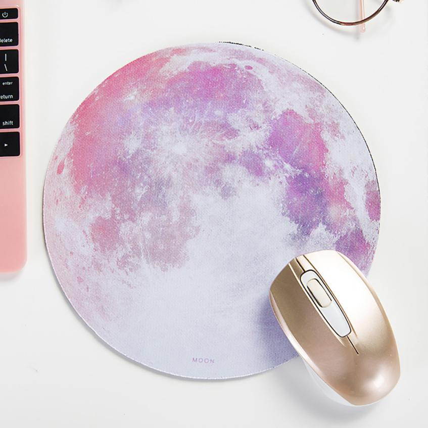 2017 Good Sale  22cm Anti-Slip Speed Circular Game Mouse Pad Gaming Mat for Laptop PC J26