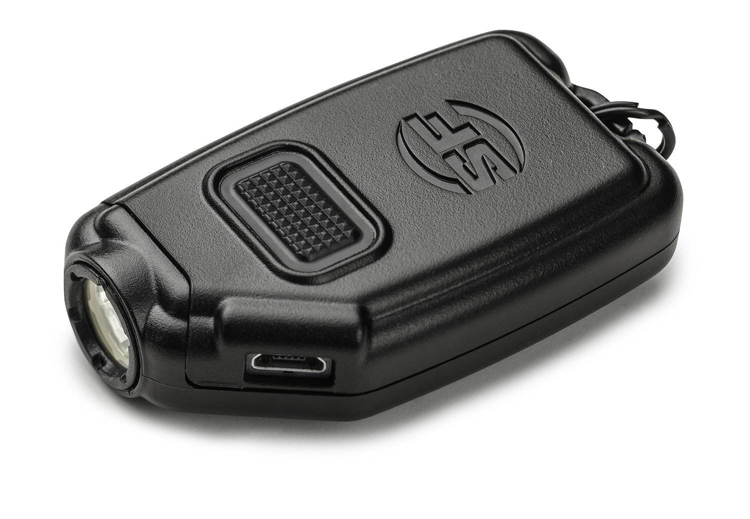 SureFire Sidekick 300-Lumen Ultra-Compact Triple-Output Keychain Light, Black