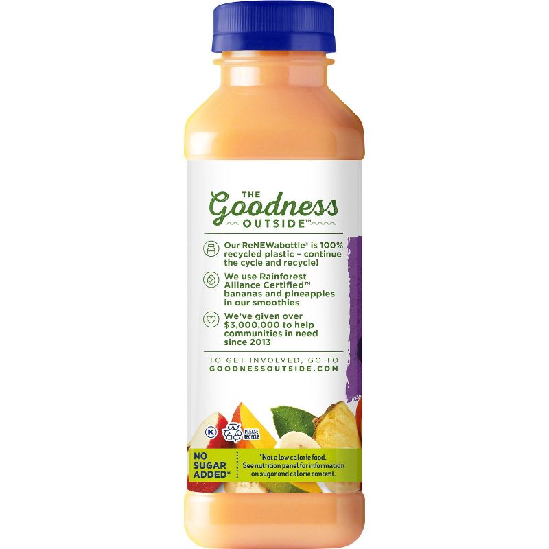 Naked Juice Plant Protein Peach Mango - 15.2 fl oz