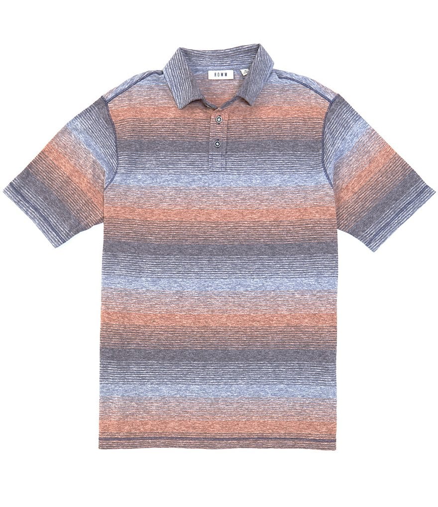 Rowm Short Sleeve Stripe Polo