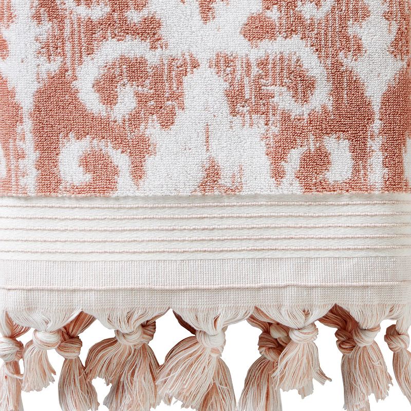 Mirage Fringe Bath Towel Coral - SKL Home