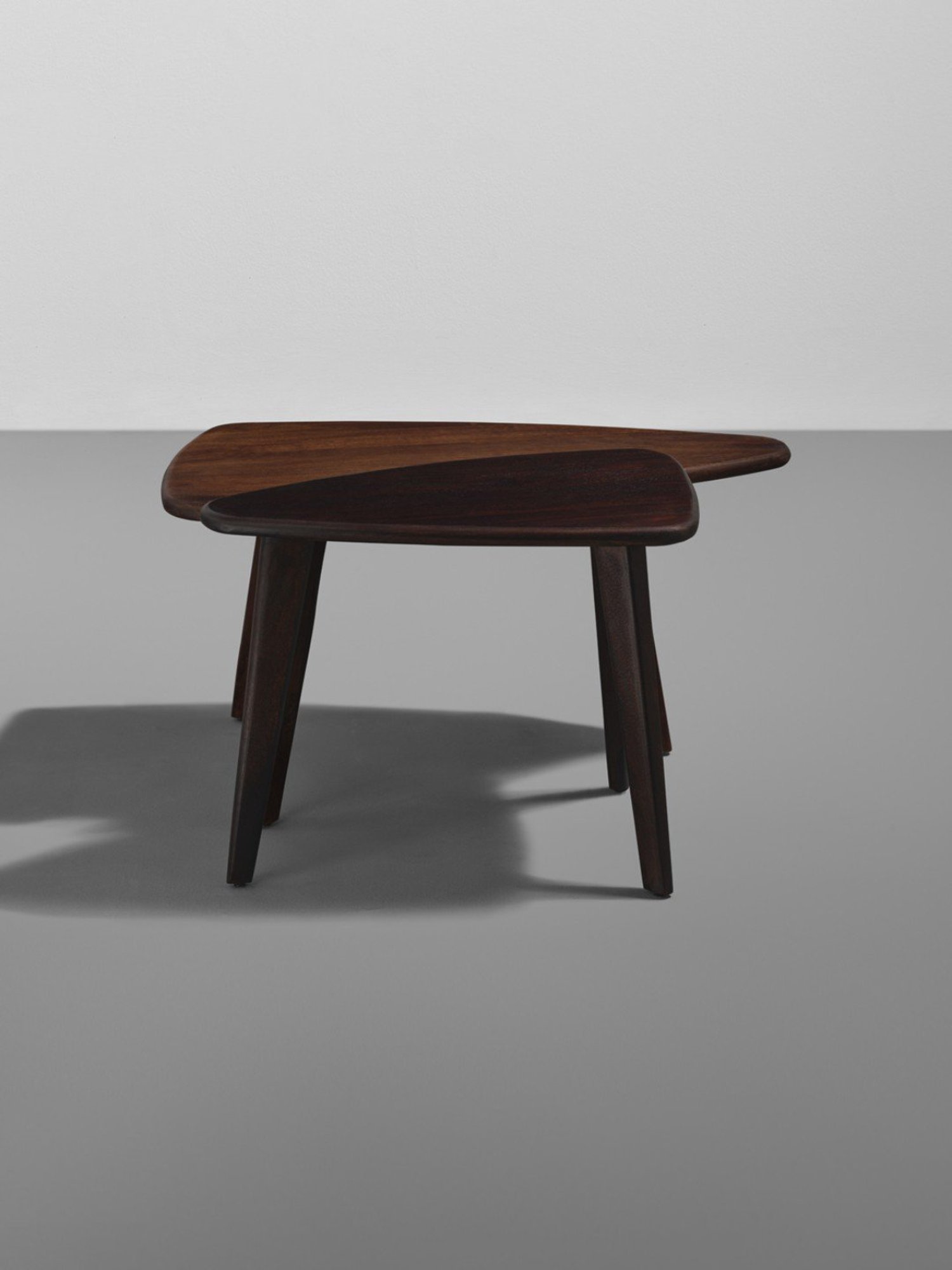 Sleepyhead Twosome Brown Mango Wood Nesting Table