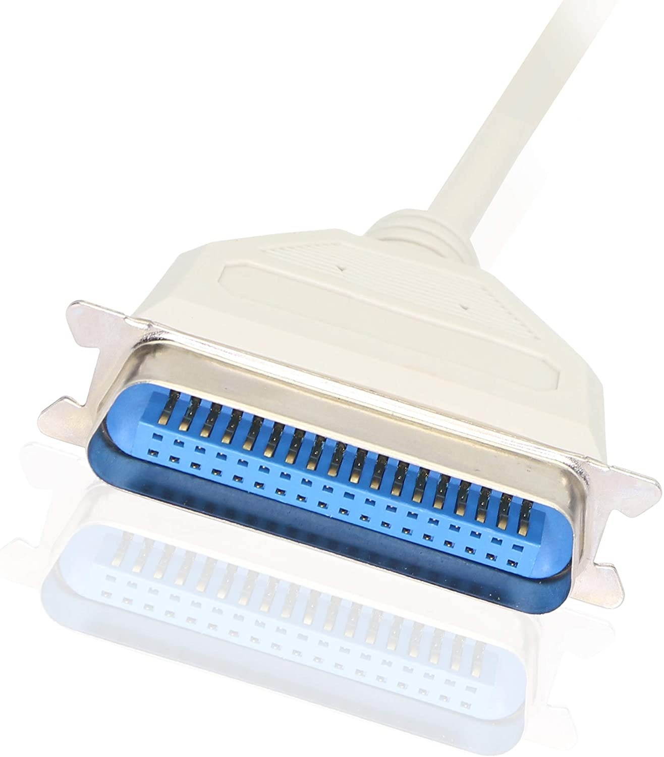 8.9 Feet DB25 Pin to CN36 Hole Parallel Printer Cable, YOUCHENG, for Connect Computers, Printers