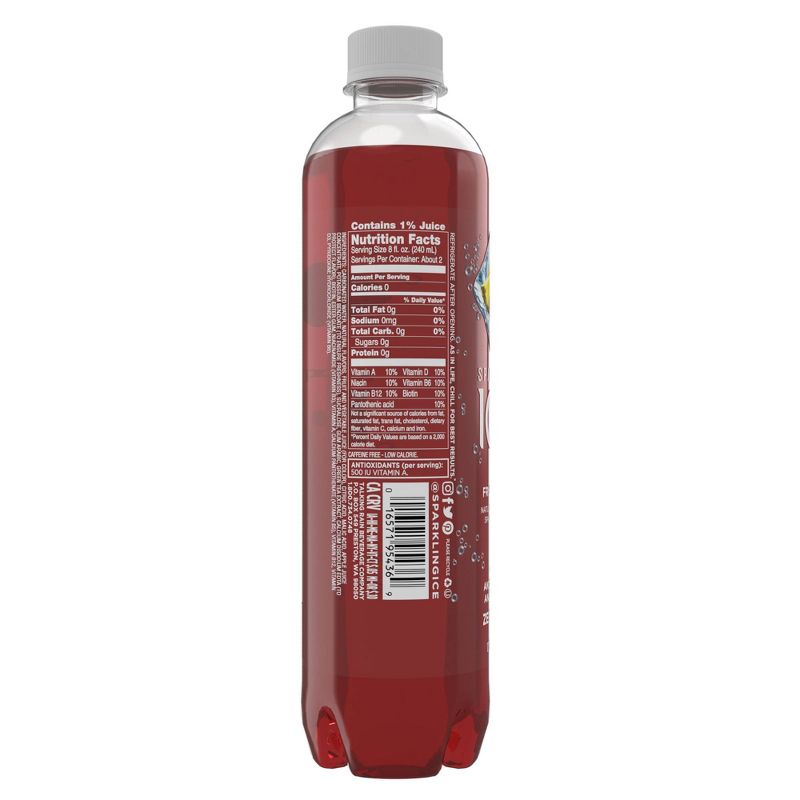 Sparkling Ice Fruit Punch - 17 fl oz Bottle