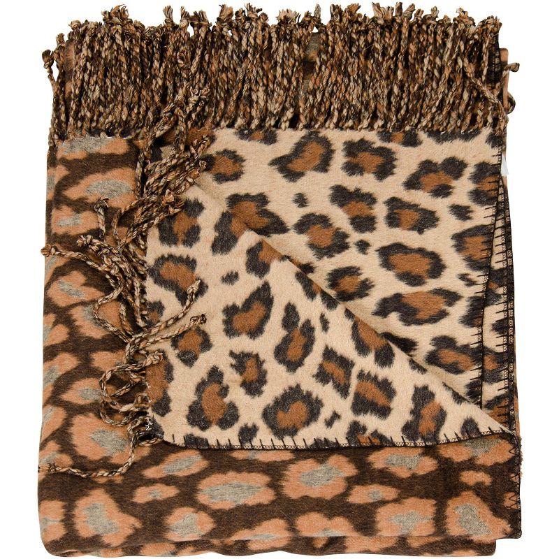 Mina Victory Throw SZ005 Brown/Beige 50" x 70"