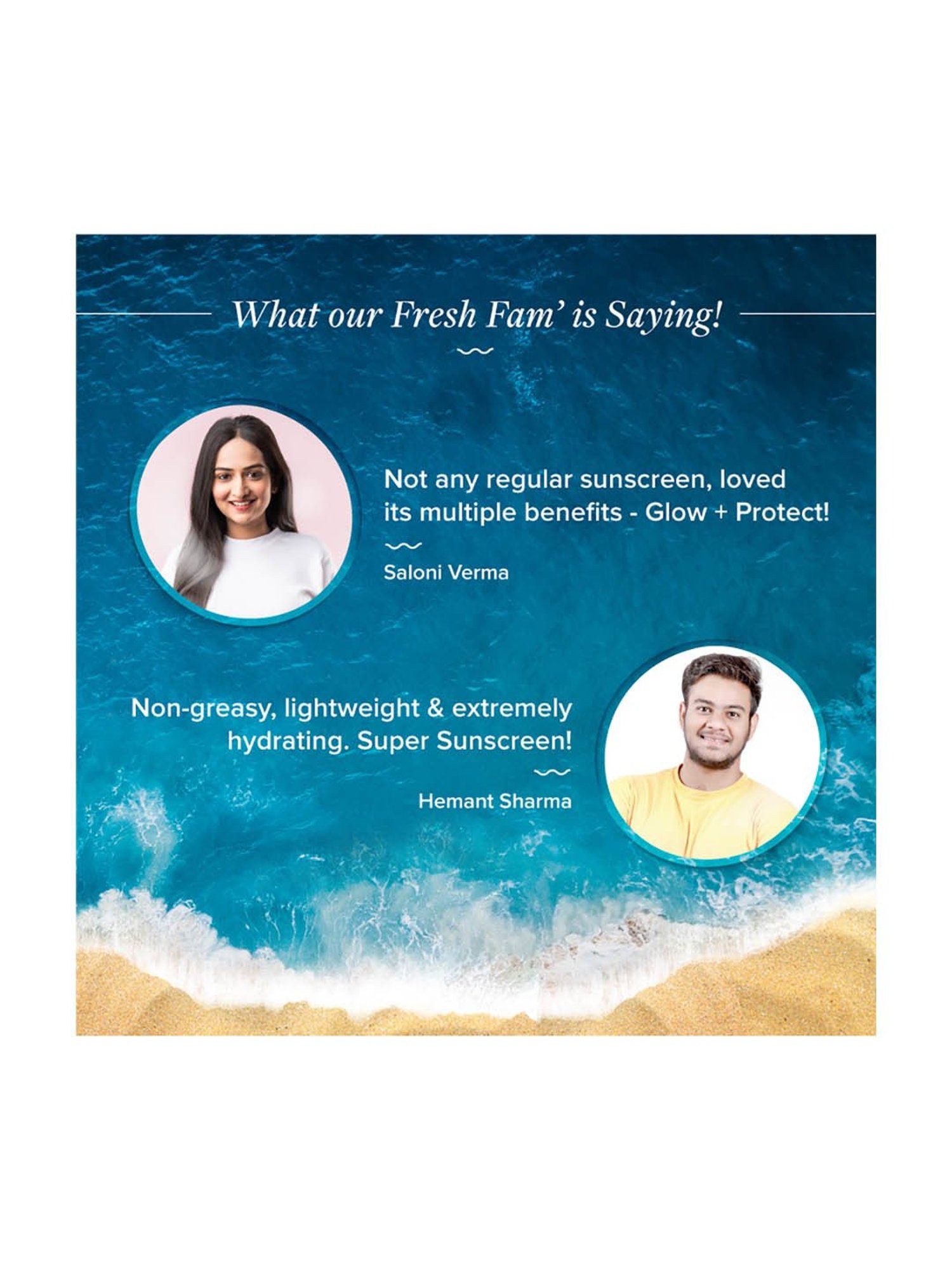 Aqualogica Glow+ Dewy Sunscreen with SPF 50 - 50 gm