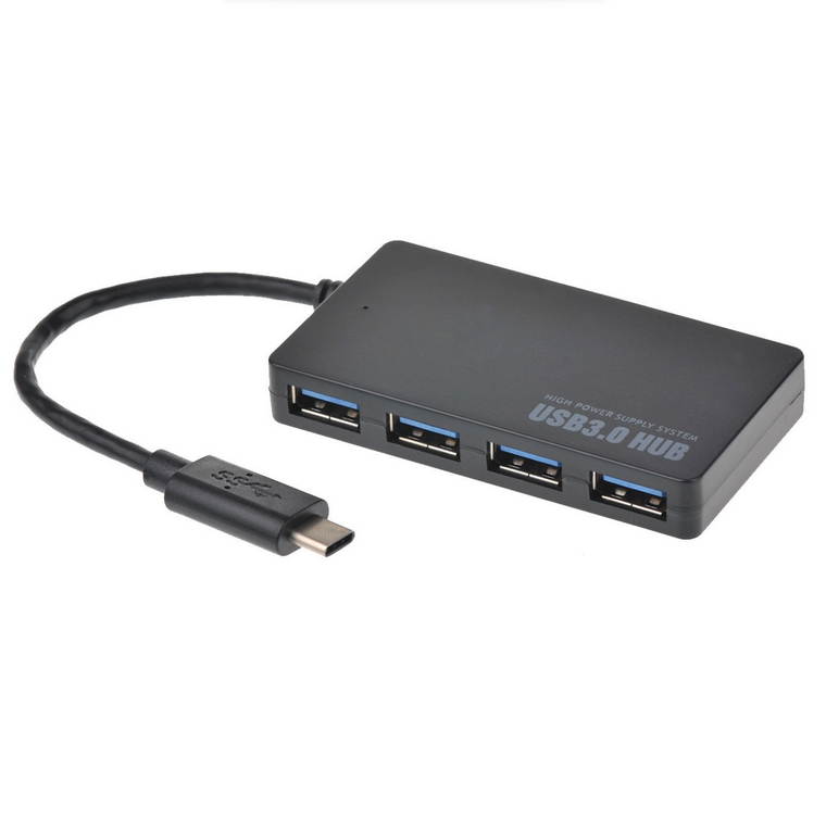 USB 3.1 Type C To USB 3.0 Multi 4 Ports Hub Adapter USB extension splitter converter USB-C 3.1 Type C to 4 Ports USB 3.0 Hub Type A for 2015 New Apple Macbook 12"