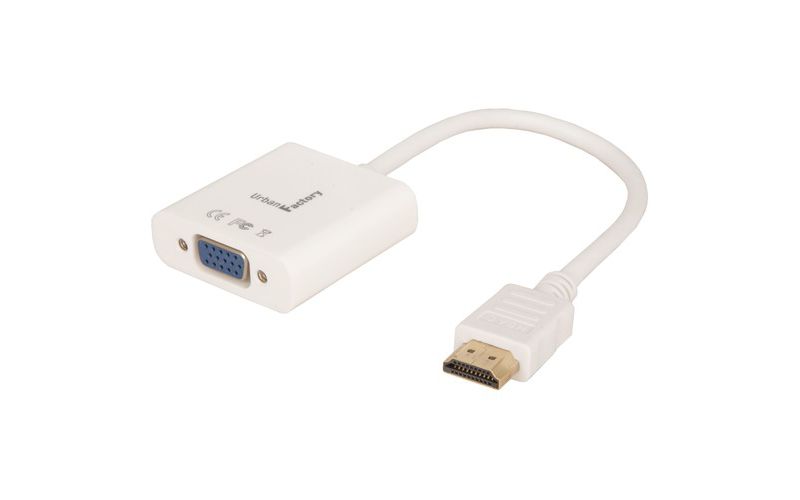 Urban Factory HDMI/VGA Video Cable - 5.91" HDMI/VGA Video Cable for Video Device, Tablet PC - First End: 1 x HDMI Female Digital Video