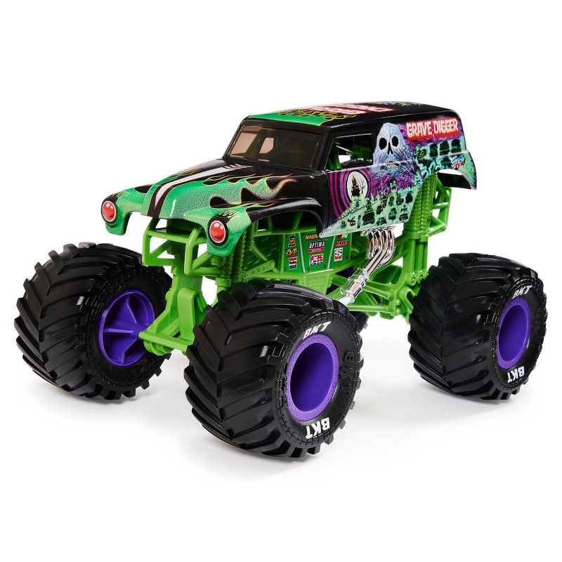 Monster Jam Official Grave Digger Monster Truck 1:24 Scale Die-Cast Vehicle