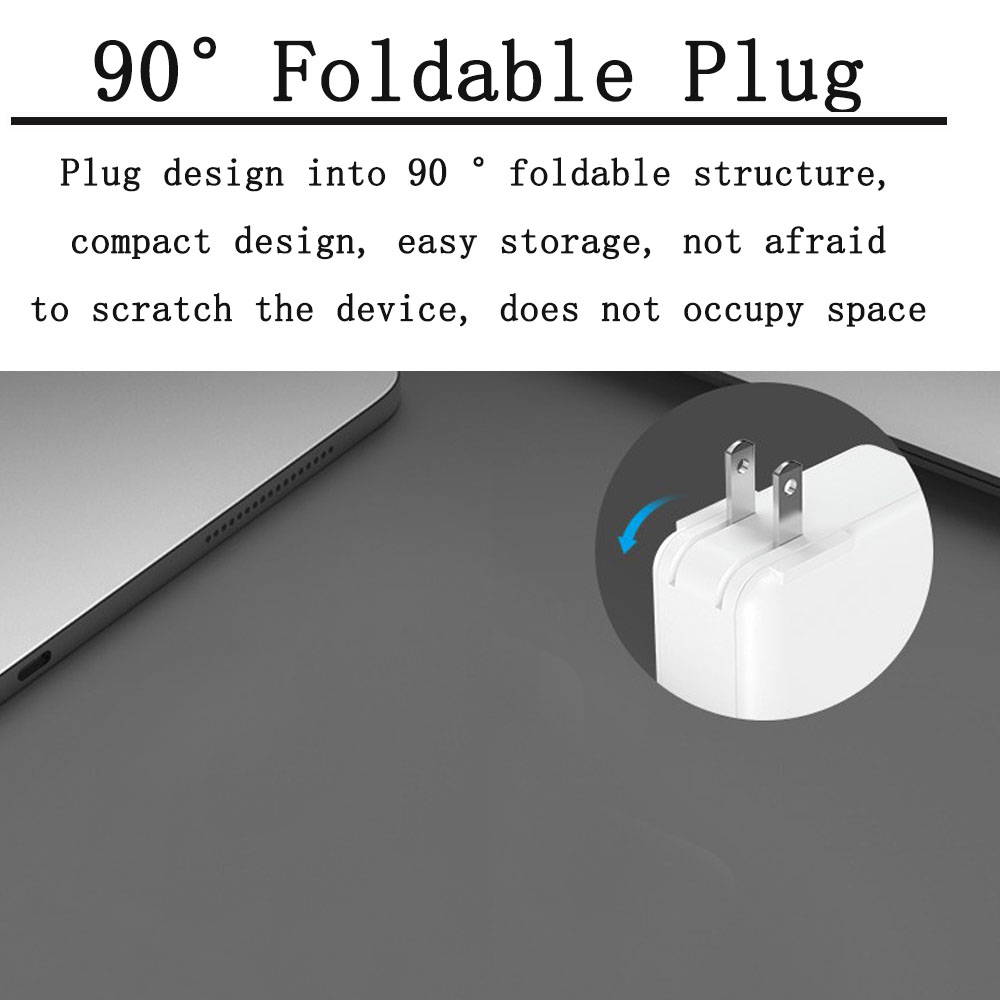 Gigbird 48W USB wall charger, 30W PD Portable Charger, Quick Charge 3.0 charger block, suitable for iPhone 12, 12 Pro, 12 Pro Max, 11, iPad, Galaxy S10e/S10/S9/S8/Plus, Note 9/8 and more.(Black)