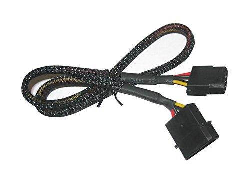 4 Pin Molex Sleeved Fan Cable Extension 36 inches
