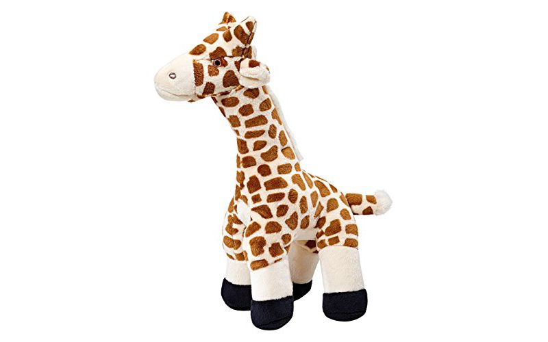 Fluff & Tuff Nelly The Giraffe, Medium Plush Dog Toy with Squeaker
