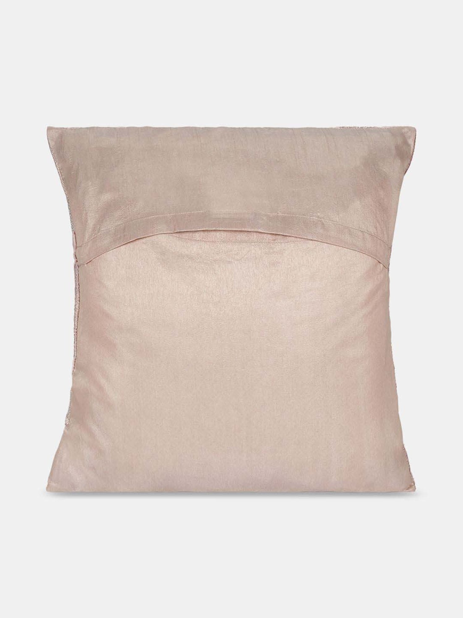 Living Scapes by Pantaloons Beige Fabric Cushion Cover