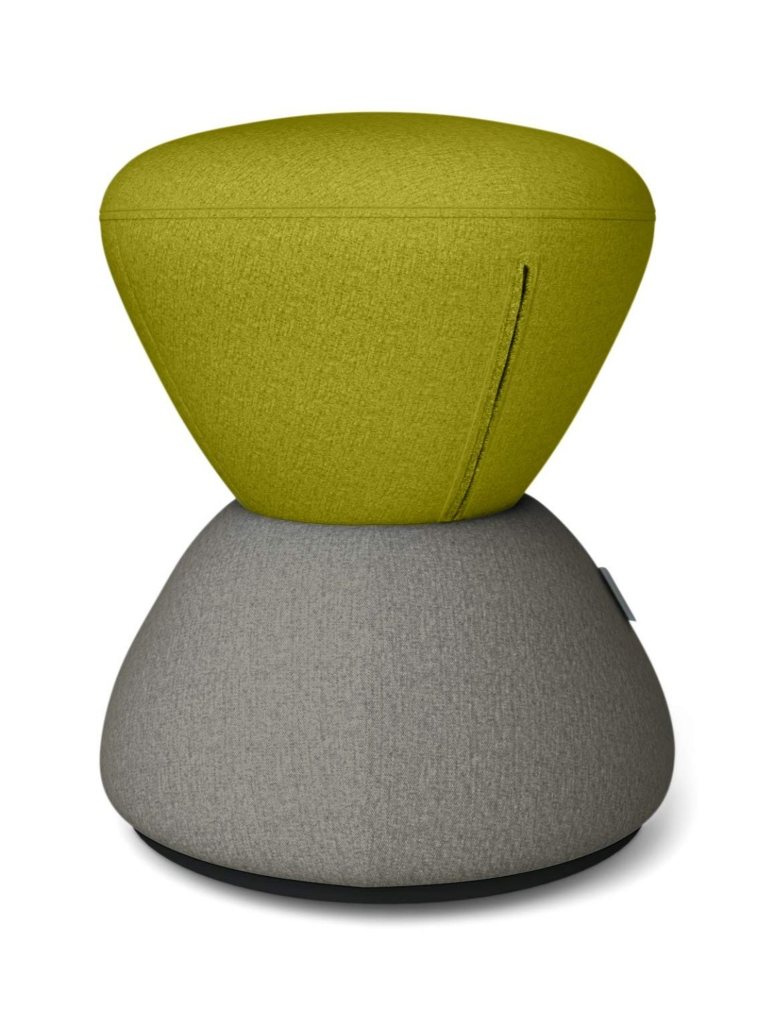 Godrej Interio Loop ?Citron Green Plywood Pouf (1 Year Warranty)