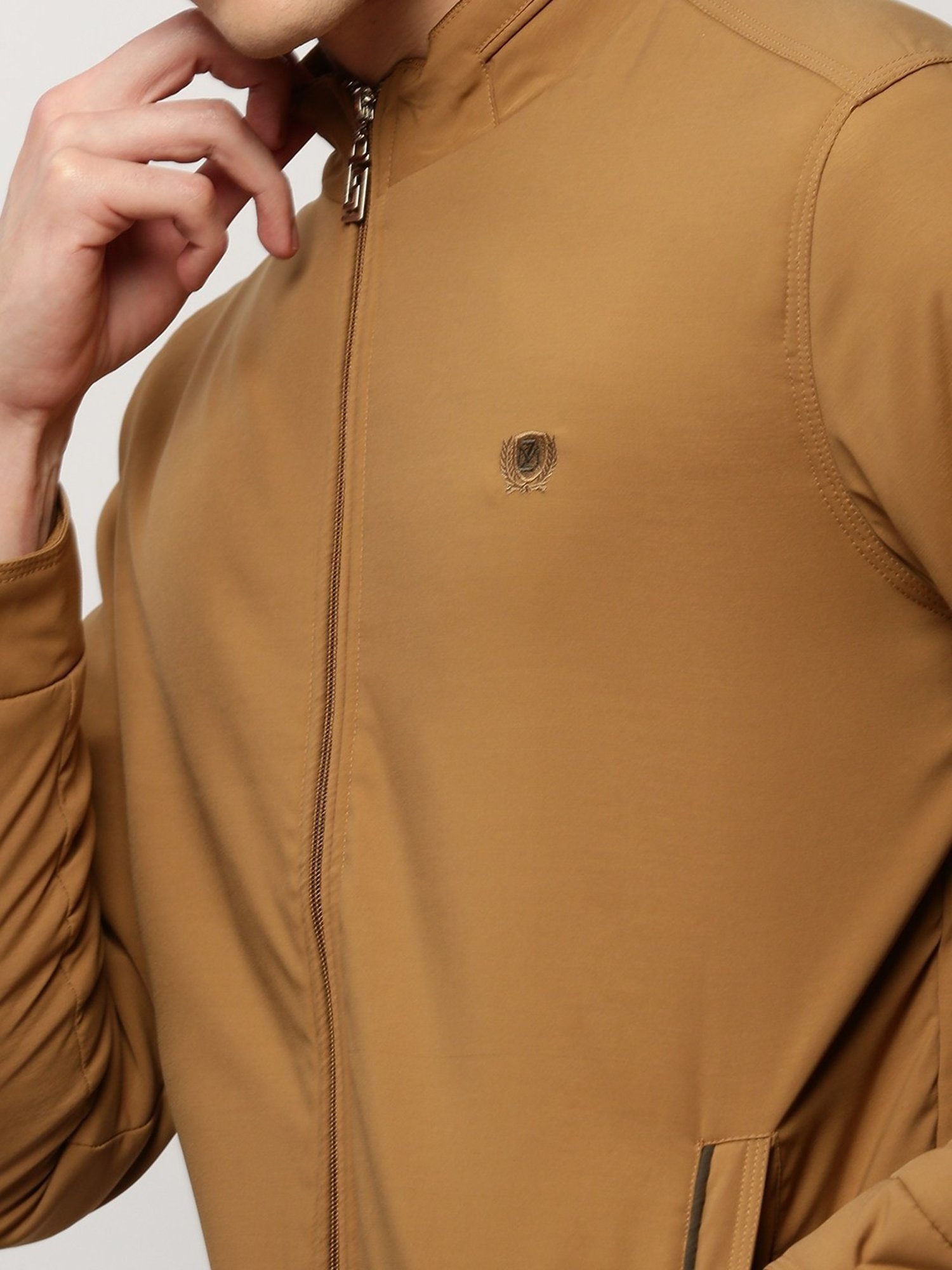 SHOWOFF Khaki Slim Fit Jacket