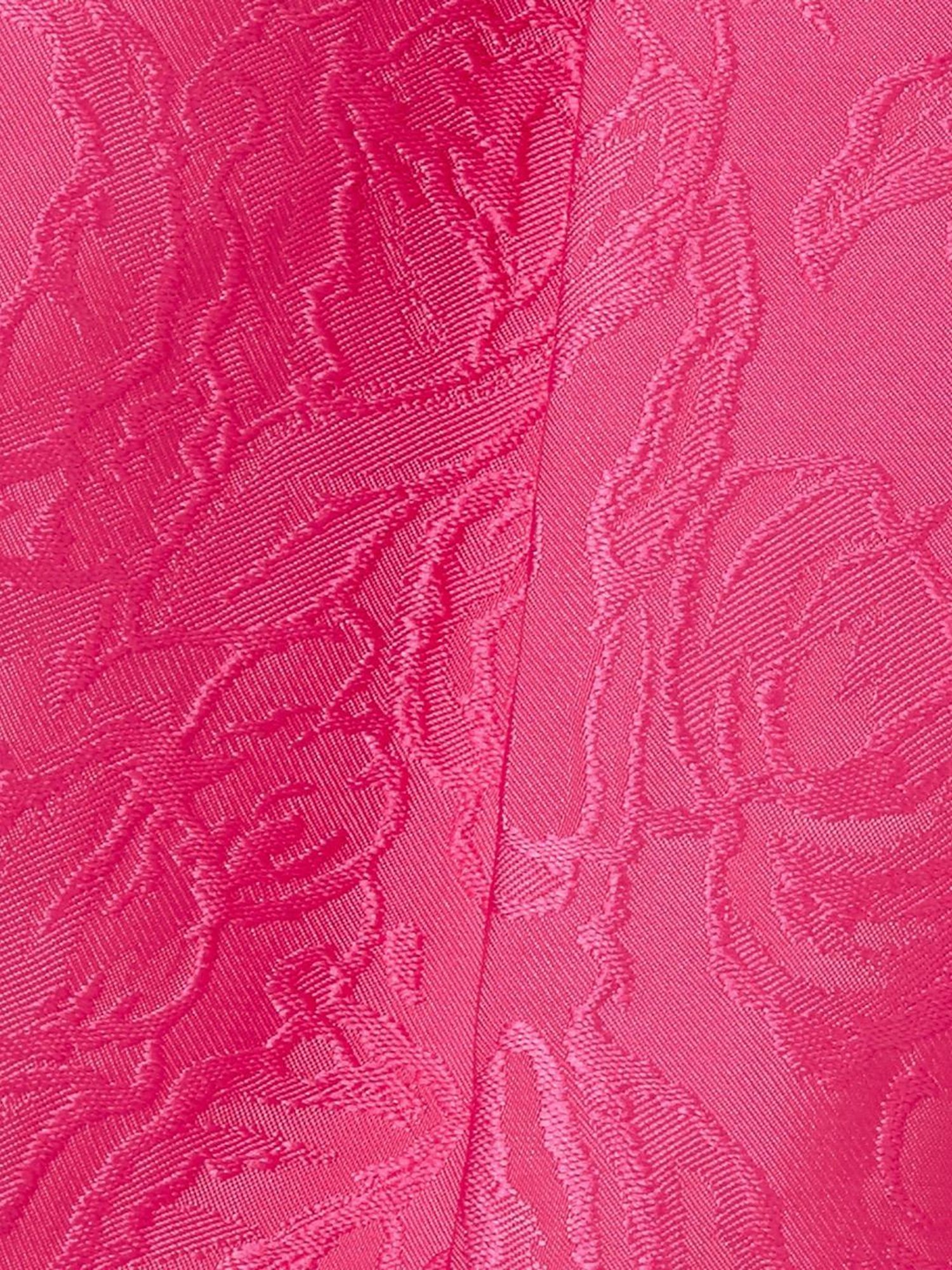 Lifestyle Pink Round Neck Sleeveless Solid Polyester Dress