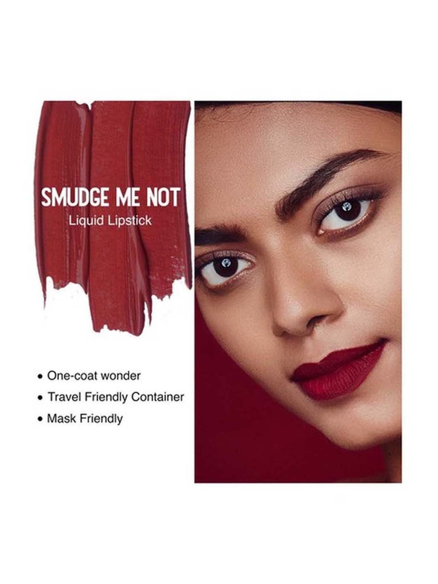 Sugar Cosmetics Smudge Me Not Liquid Lipstick 17 Fiery Berry - 4.5 gm