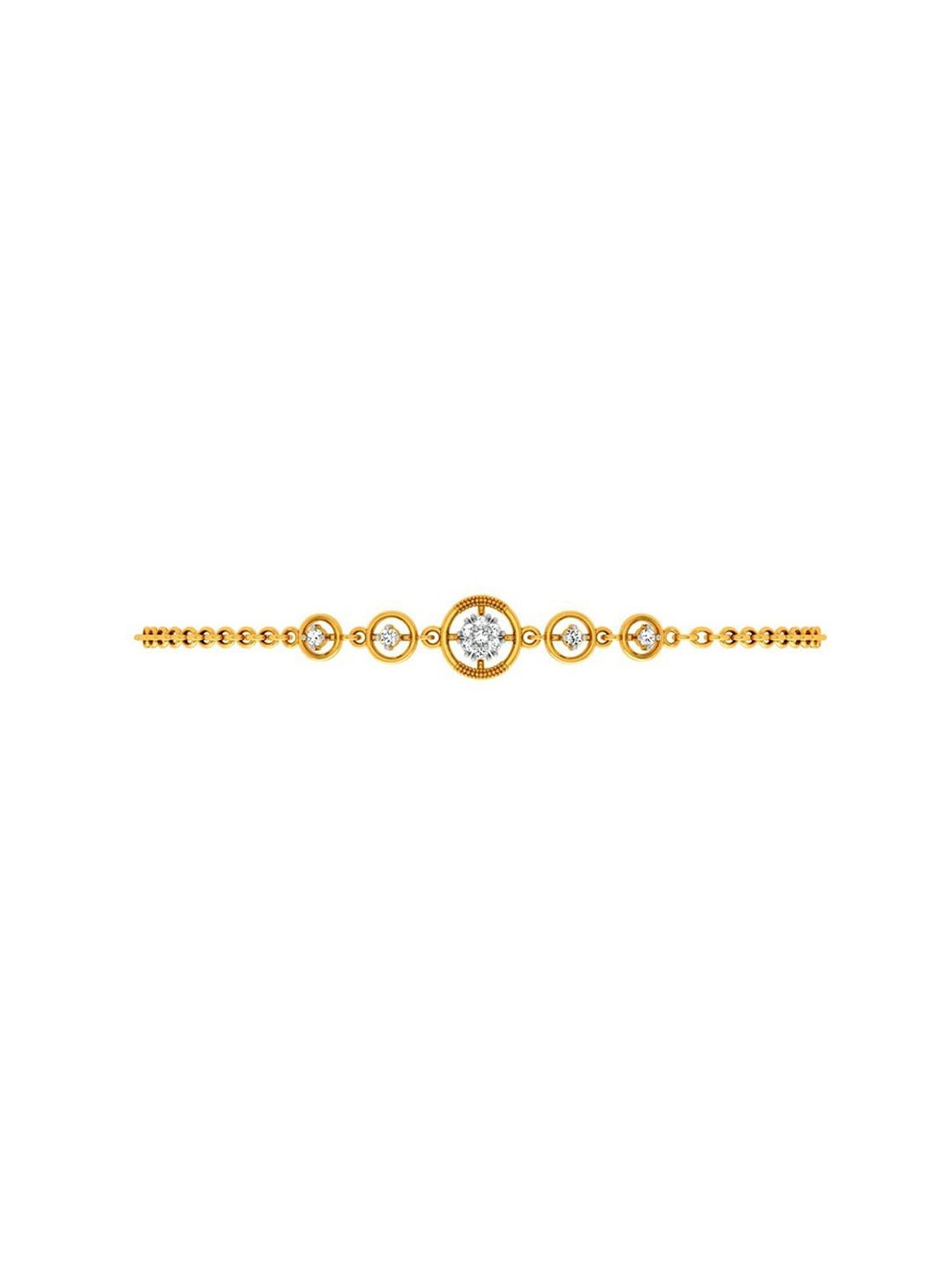 P.C. Chandra Jewellers 22k Yellow Gold Winsome Whirl Bracelet