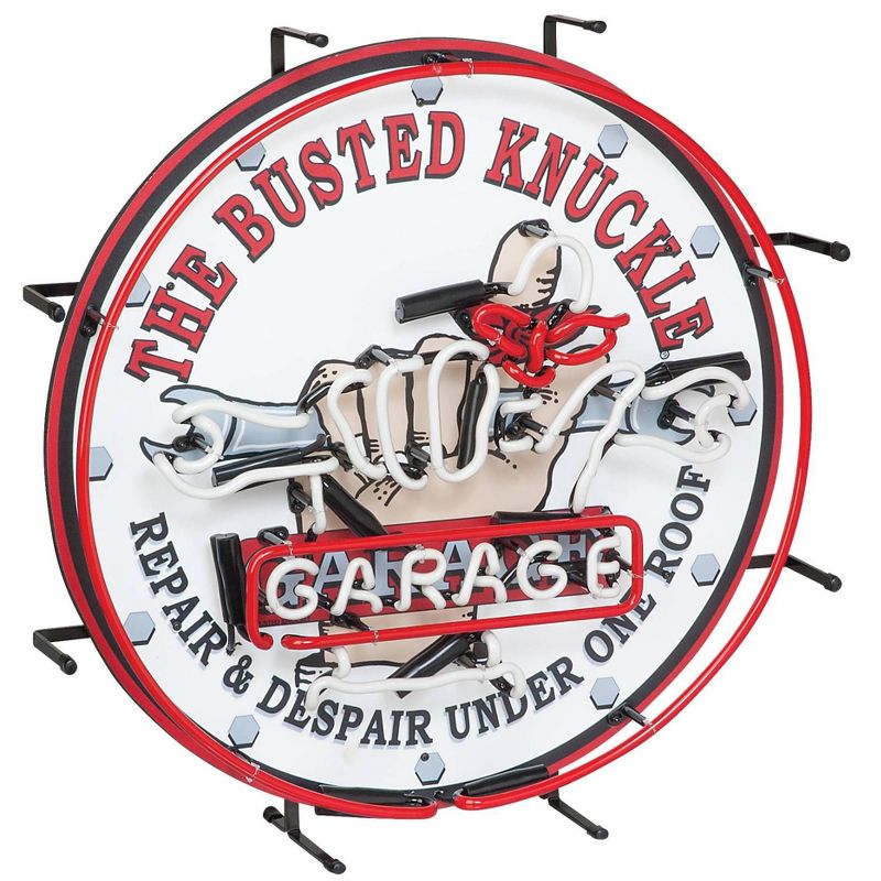Decorative Accent Sign Neon - The Busted Knuckle Garage