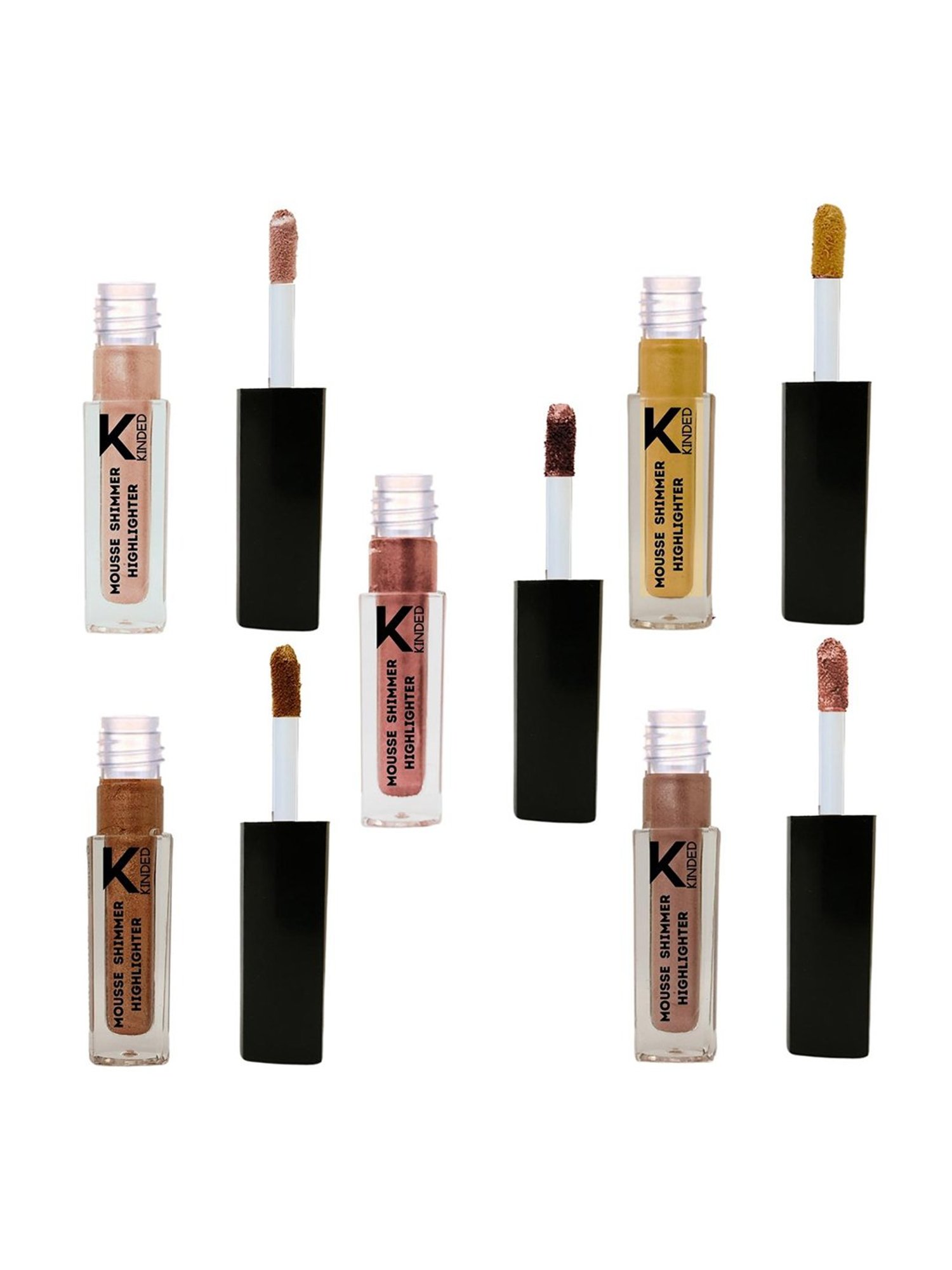 KINDED Mousse Shimmer Highlighter - Pack of 5