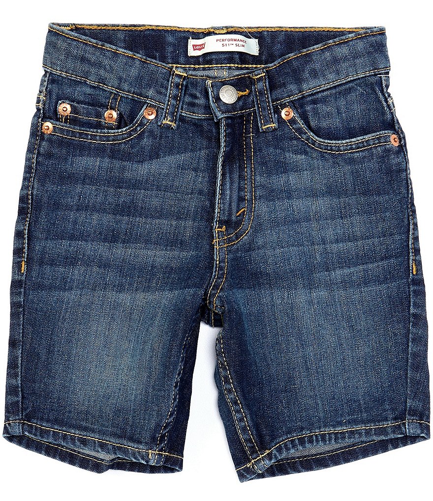 Levi's&reg; Little Boys 2T-7X 511 Performance Denim 6#double; Shorts