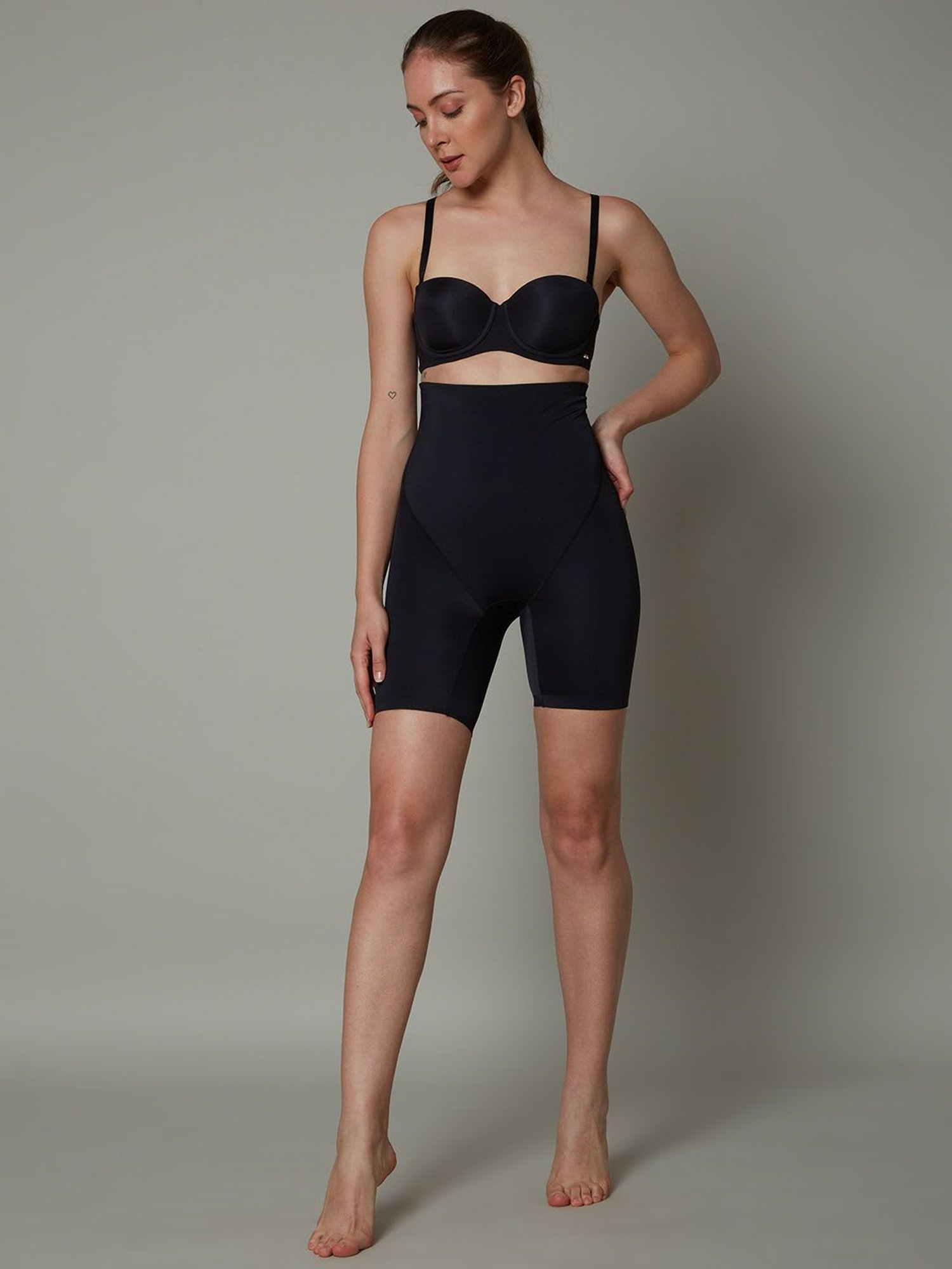 Vero Moda Intimates Black Tummy And Thigh Shaper