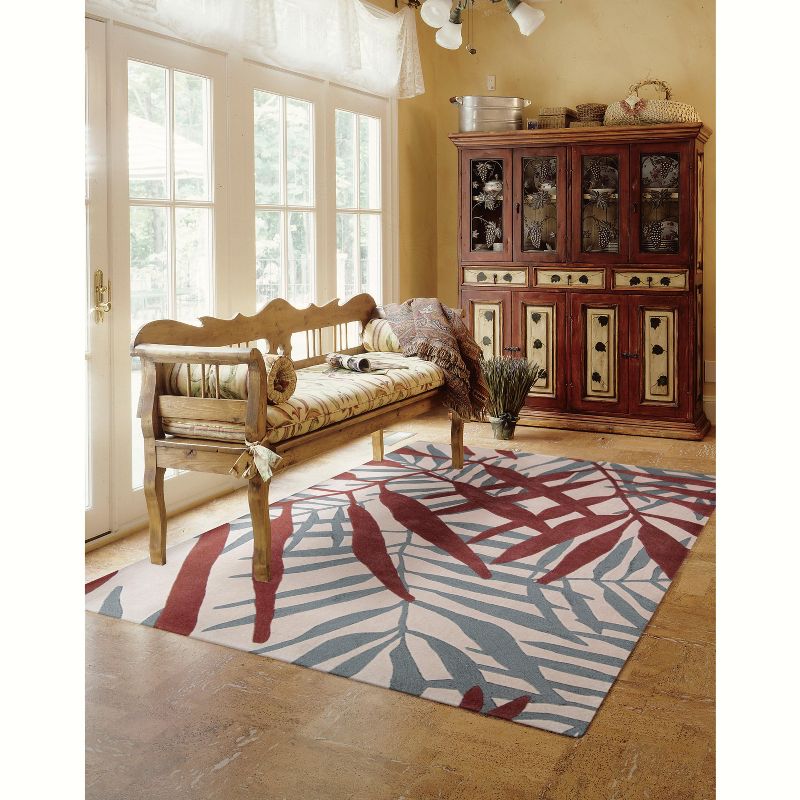 5'x7'6" Rectangle Tufted Area Rug Beige - Nourison