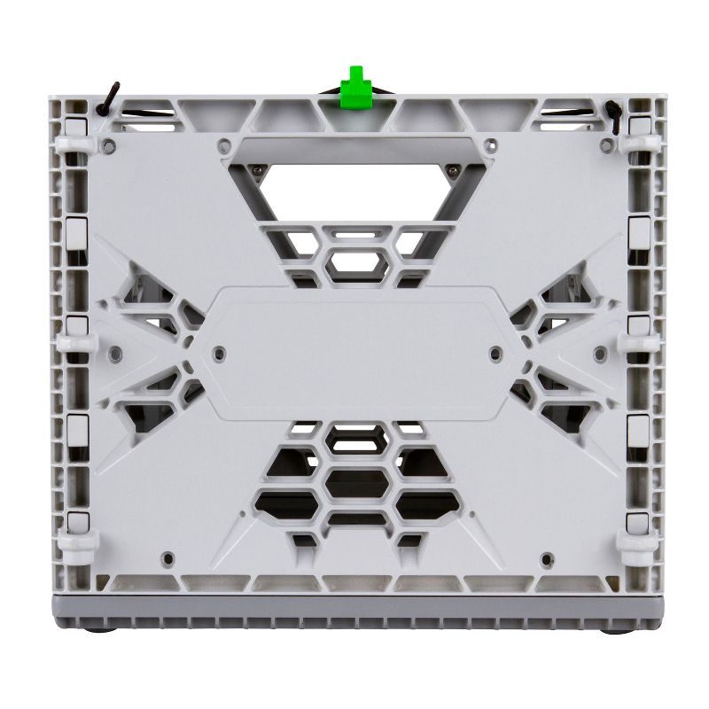 Flambeau Outdoors 455TK Multi-Purpose Storage Tuff Krate with Shock Cords Stays for Kayaking and Fishing, Gray