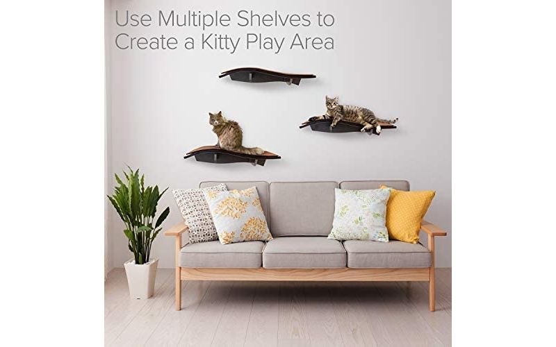 PETKIT Flying Fish Cat Scratcher - White/Blue