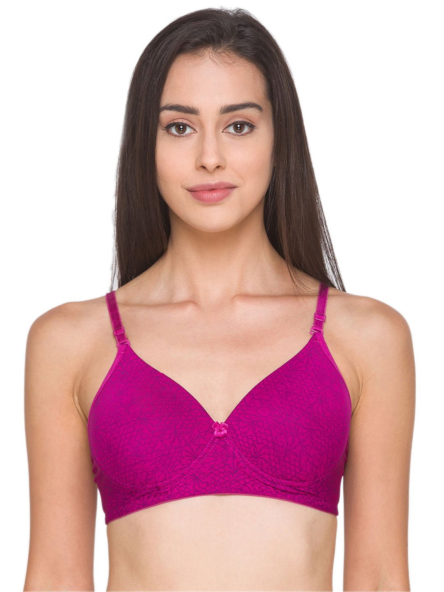 Candyskin Pink Non Wired Padded Everyday Bra